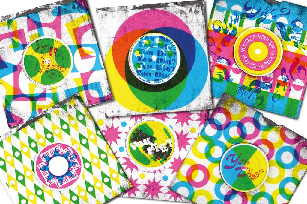 You Dig? Print. Fantasy 45s by Hannah Brown
