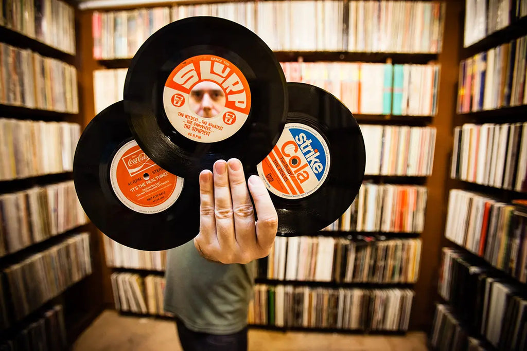 Cut Chemist in His Record Room