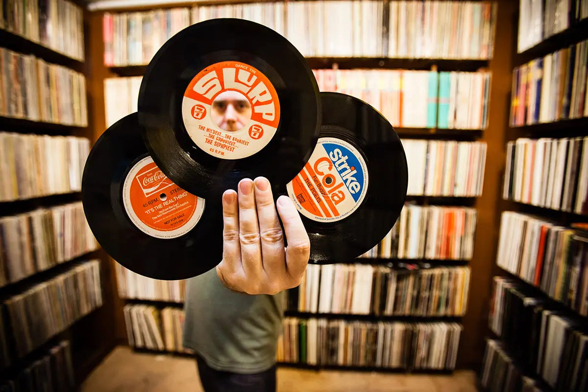 Cut Chemist in His Record Room