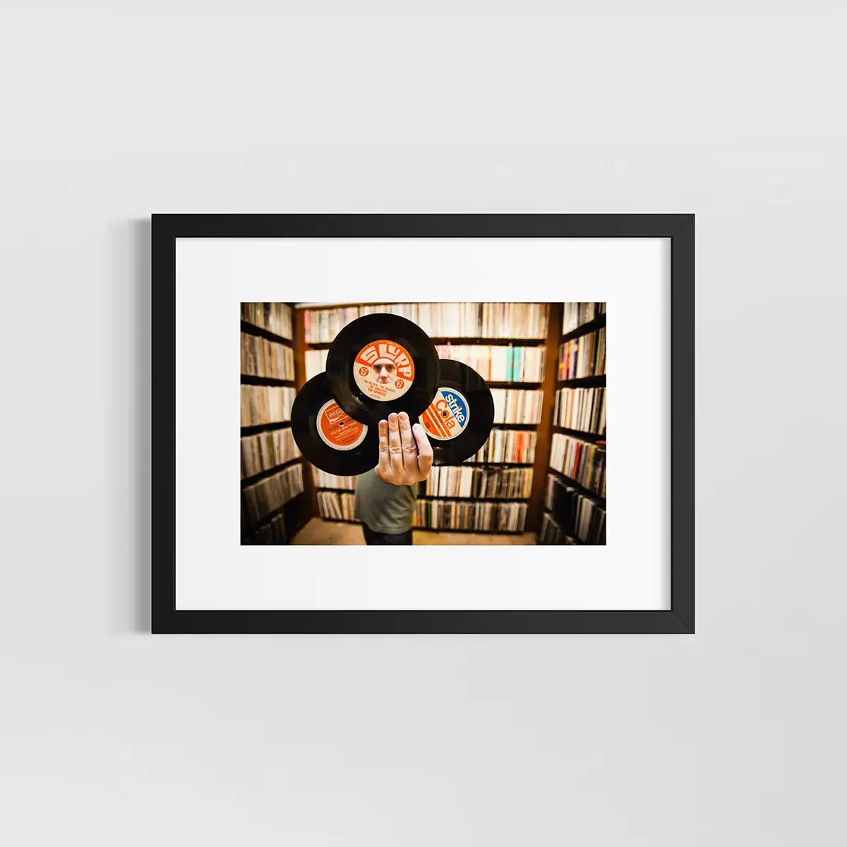 Cut Chemist in His Record Room