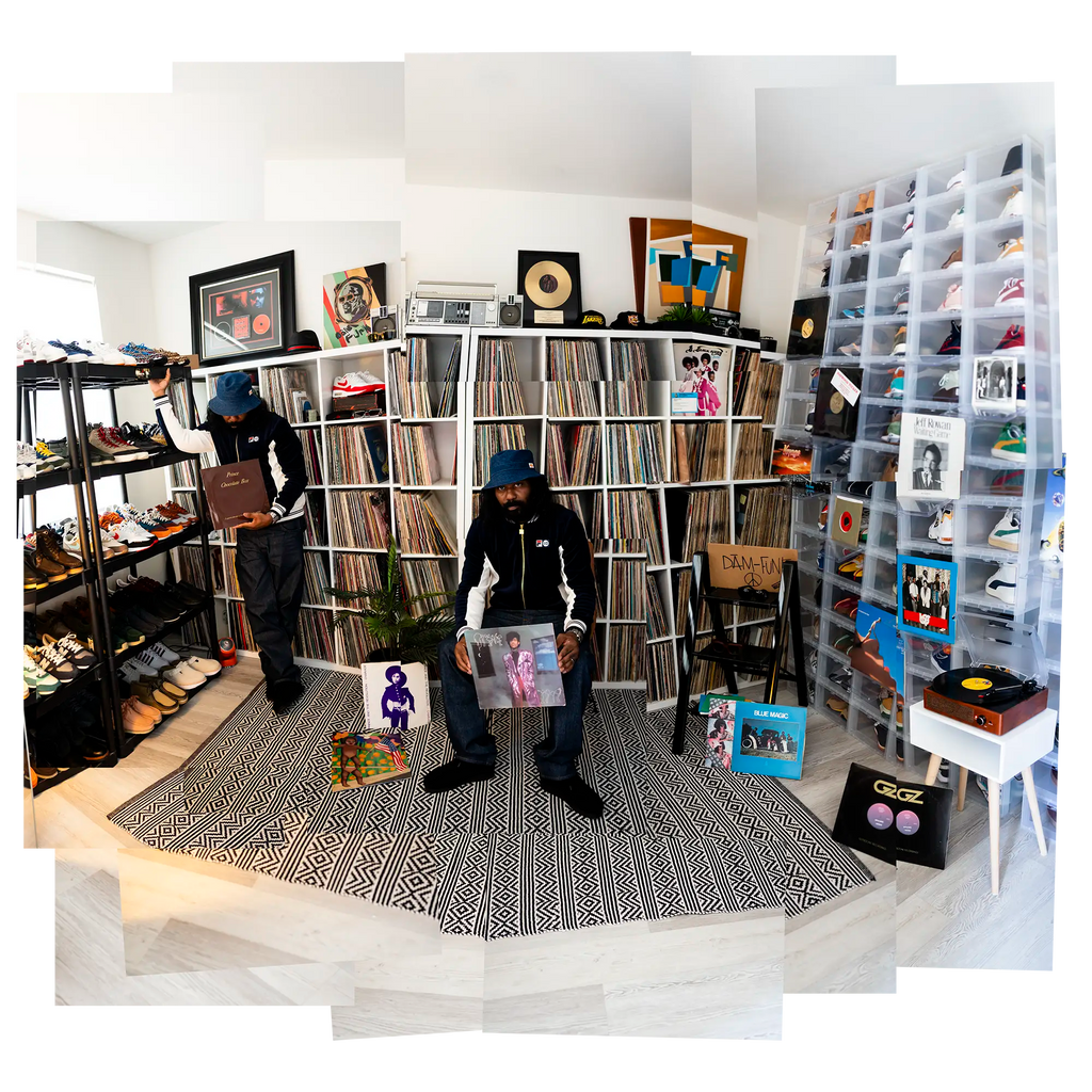 DaM FunK In His Record Room