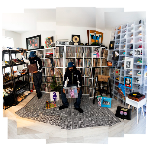 DaM FunK In His Record Room