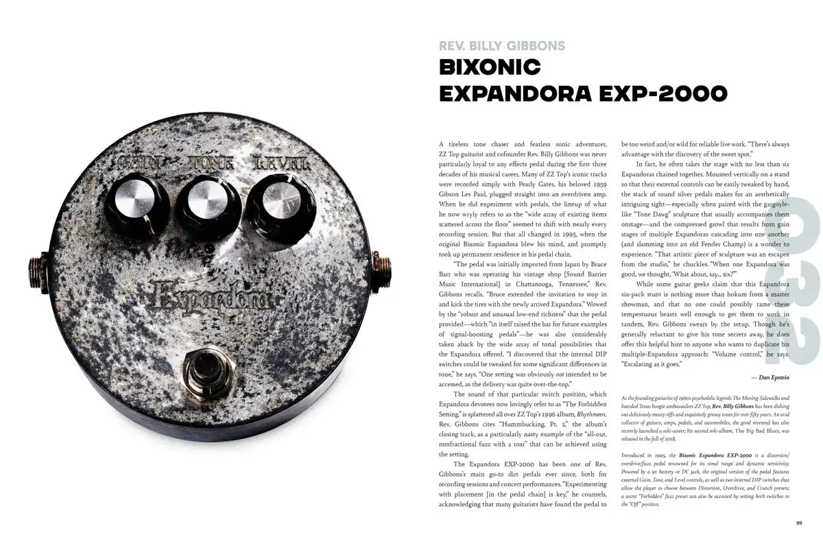 Stompbox: 100 Pedals of the World’s Greatest Guitarists  [Limited First Edition]