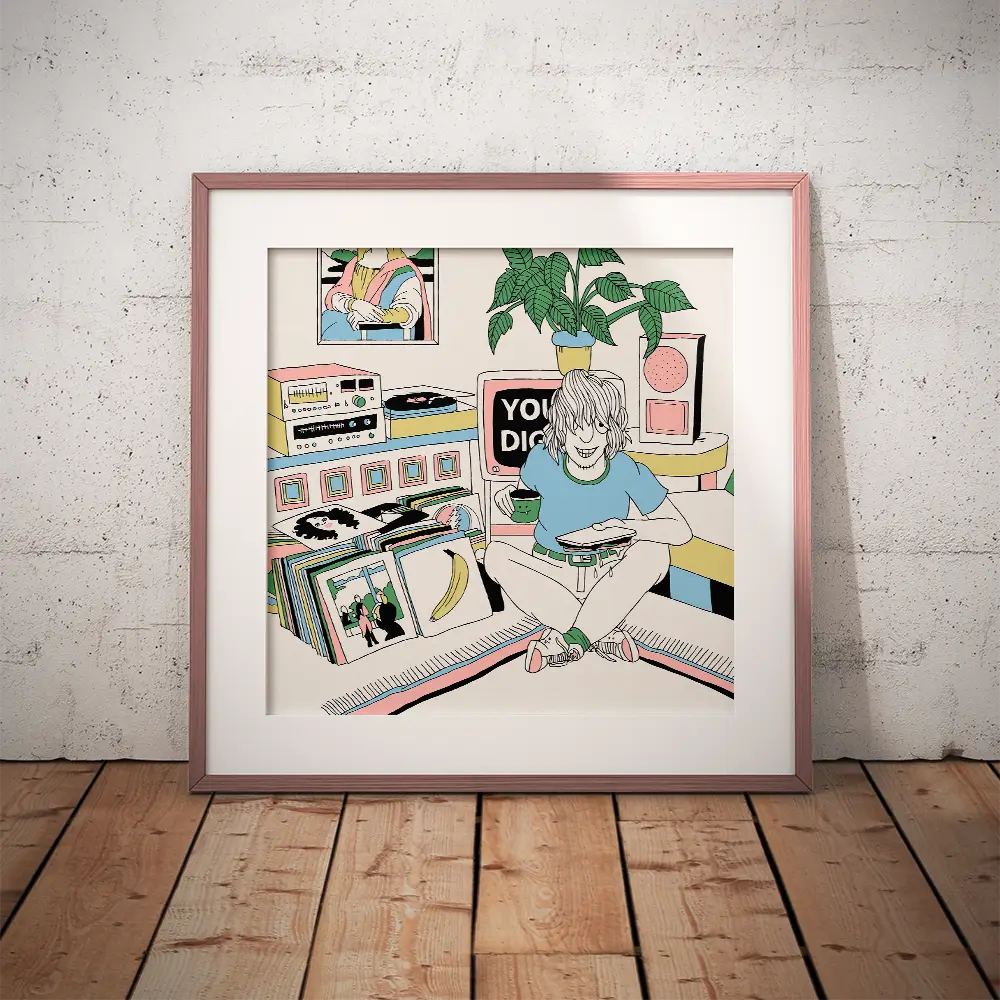 You Dig? Print. I Had Too Much to Dream Last Night by Jess Rotter