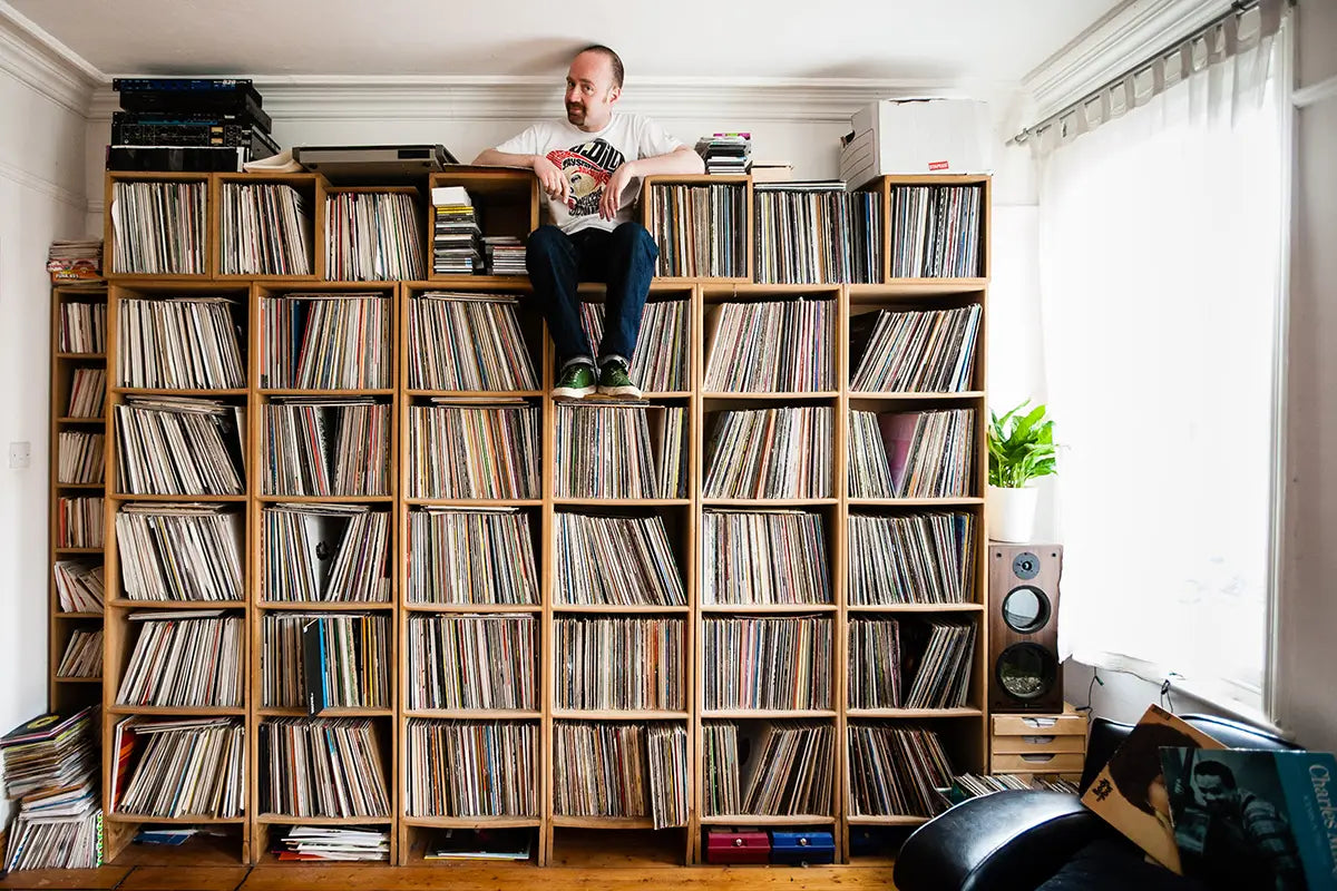 Mr Scruff in His Record Room