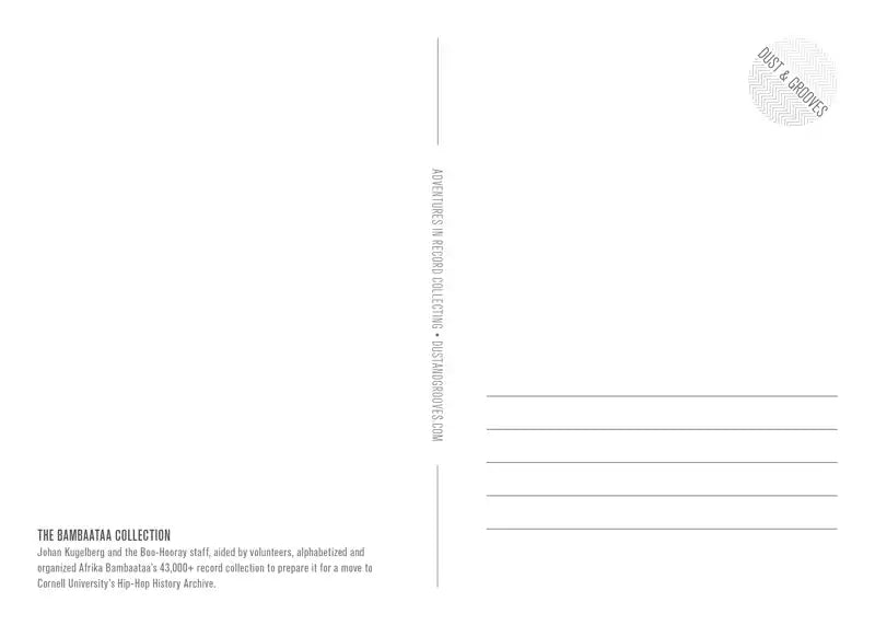 Dust & Grooves Postcard Box