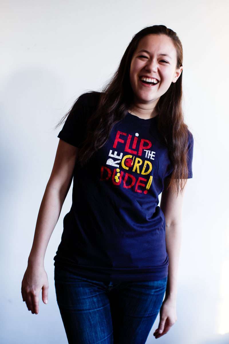 T-Shirt - Flip the Record Dude!