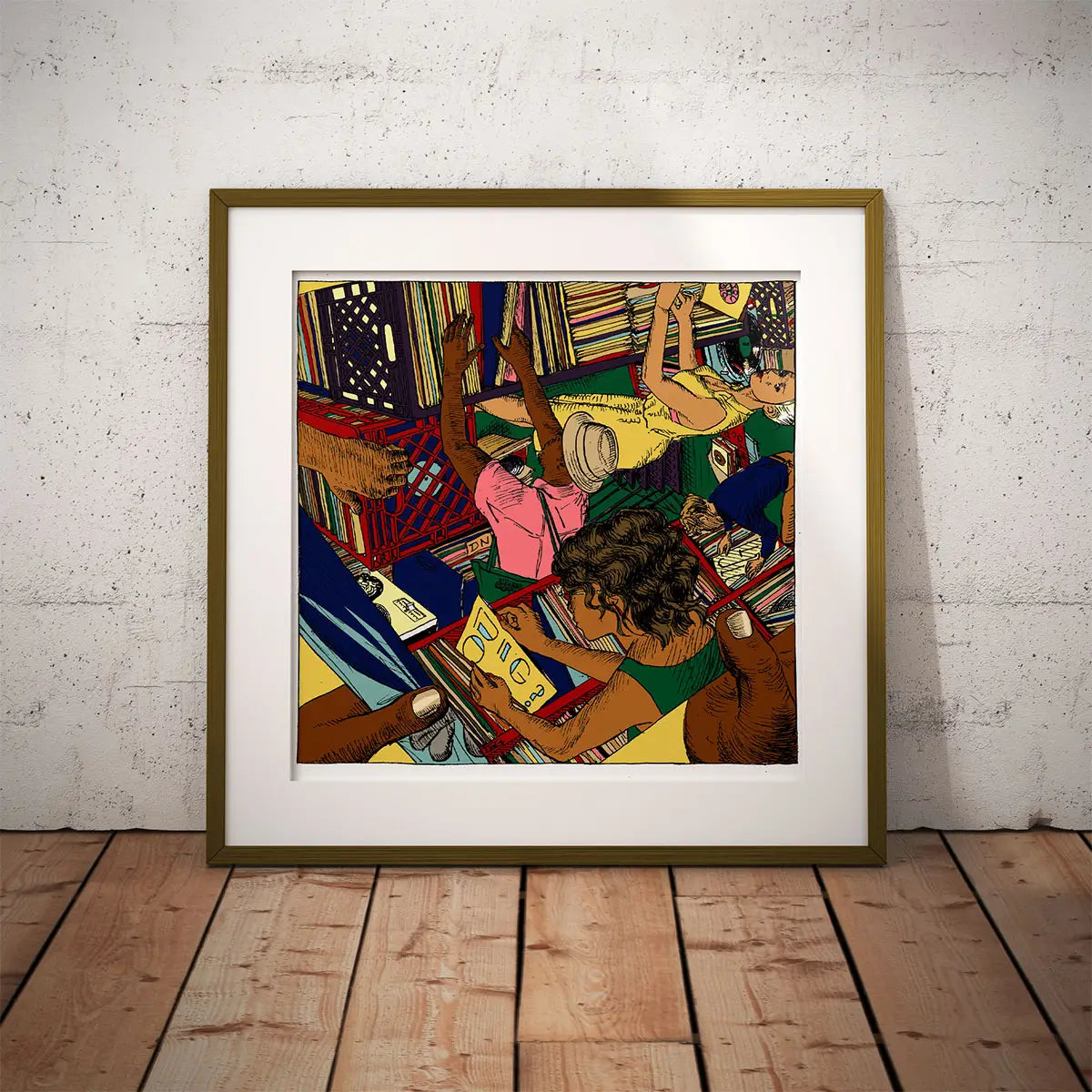 You Dig? Print. Infinite Digging by Ellen G
