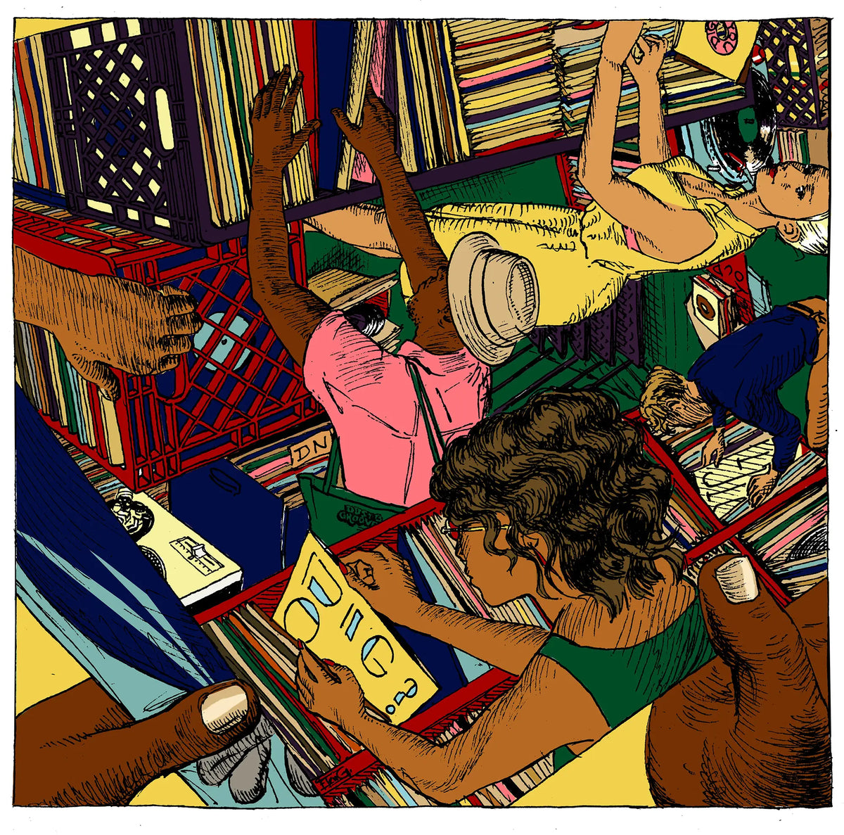 You Dig? Print. Infinite Digging by Ellen G